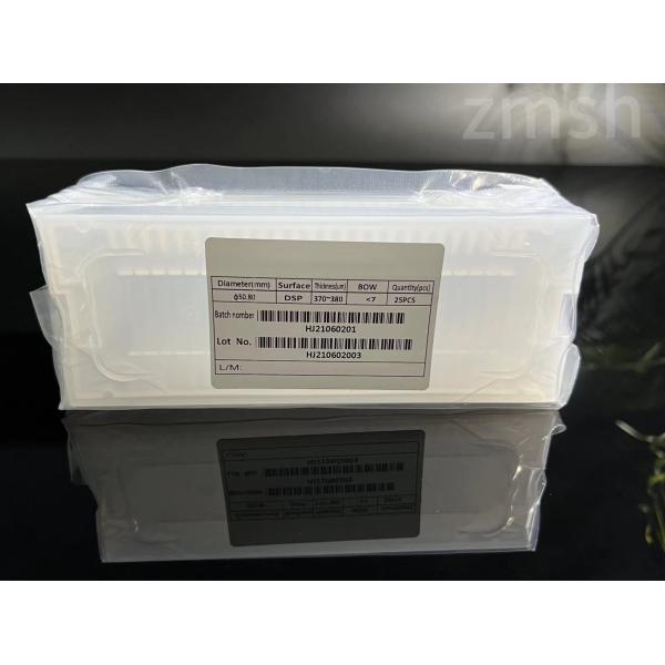 2 Inch Monocrystalline Sapphire Wafer Double Sides Polished Al2O3 99.999% Single Crystal Substrate
