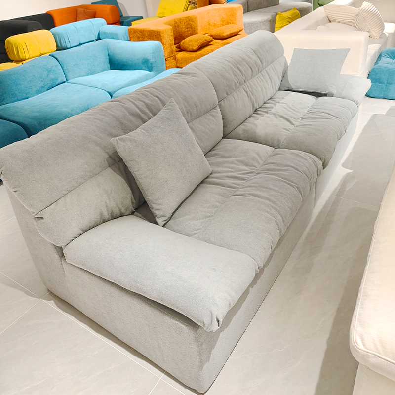 Wholesale Comfortable Pure Sponge Filling Sofa Modular Corner Sofa Could Couch Vacuum Compressed Sofa for Home Apartment