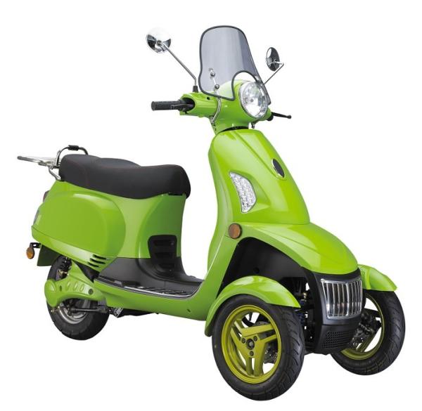 2000W Electric Moped Scooter , LI-Ion Battery LS-E-RIDER (A) Electric Tricycle