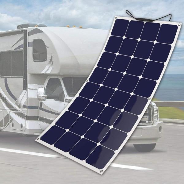 100 Watt Monocrystalline Solar Cell Panel Sunpower Strong Adhesive 2 Years Warranty