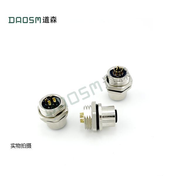High Voltage M12 Quick Disconnect Connector IP67 Rating And 250V Voltage Protection