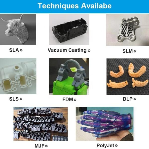 Servicio de impresión 3D multicolor de alta resolución. Aplicaciones médicas con proceso SLM.