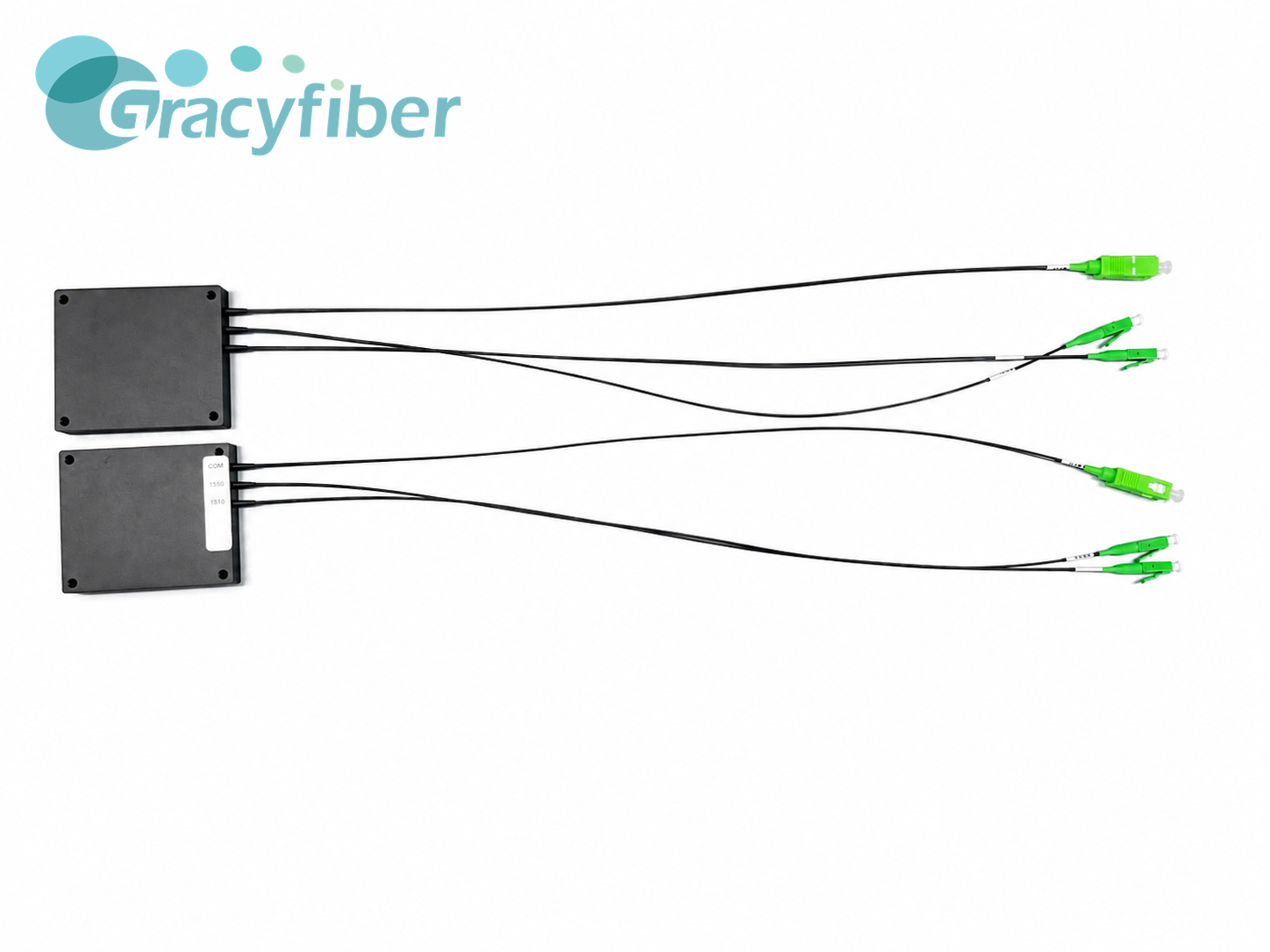 High Precision Fiber WDM Filter Red / Blue Optical Fiber Filter For FTTx Access Networks