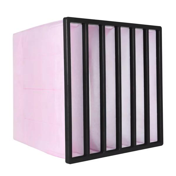 Customized Good Quality F6 F7 F8 Air Handler Filter Bag Fiberglass Factory Price Pocket Filter Bag Glass Fiber Filter