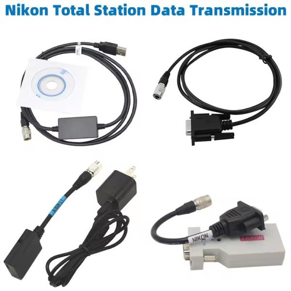 Nikon DTM532/452/330 Total Station PC USB/COM RS232 Interface Data Transfer Cable Bluetooth Adapter