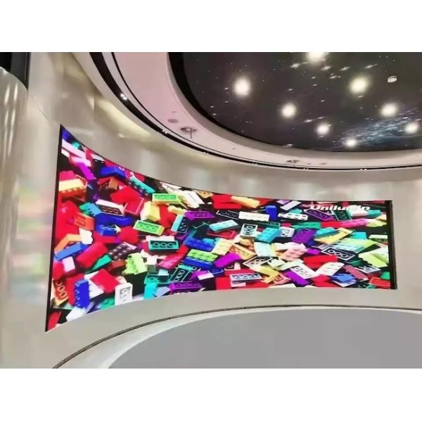 P2.5 Коммерческий экран светодиодного дисплея, 320x160 мм Гибкая светодиодная видеостенка