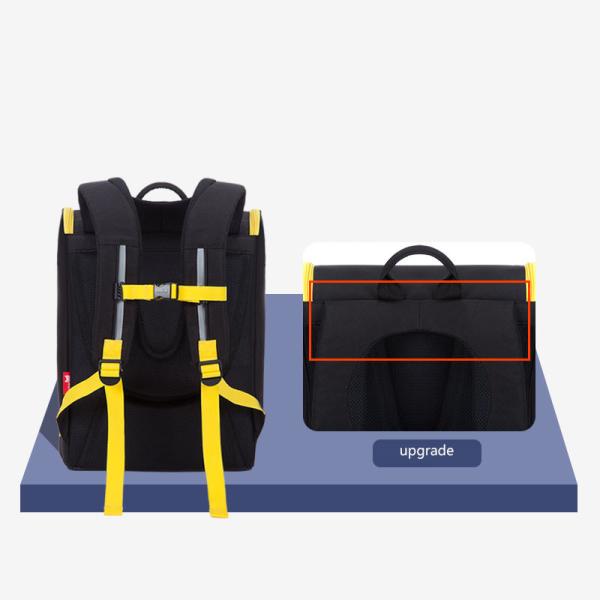 NHB210 new arrival primary school superman children backpack ridge reduction bag