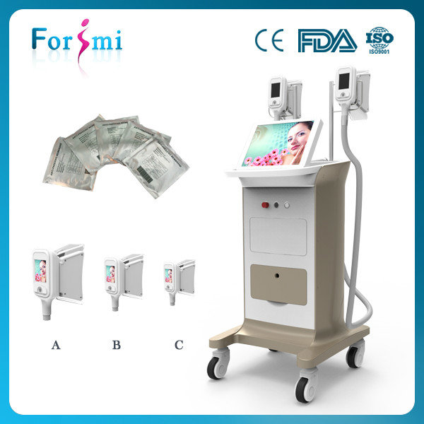 Manufacturer Hot Sale Cryolipolysis Freezing Fat Removal Equipment with 2 Handles 2 air pump with manufacture price