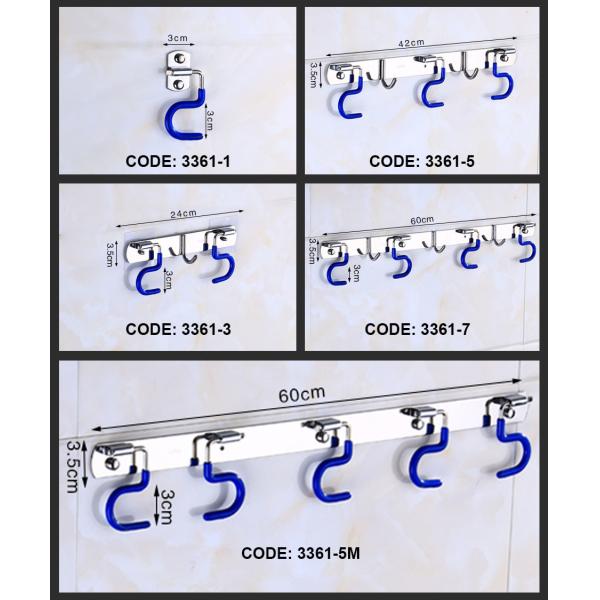 Stainless Steel 304 Broom Mop Holder Wall Mount Heavy Duty For Laundry Room Garage