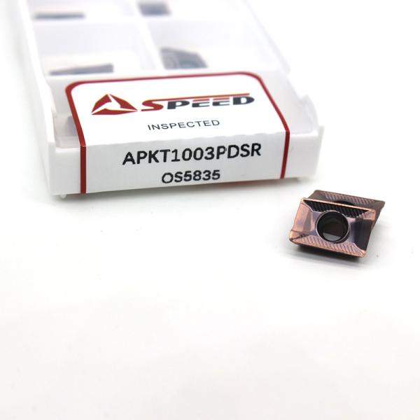 タングステンのIndexable Apkt 1003の挿入物Apkt160408 RDMTの正方形の形