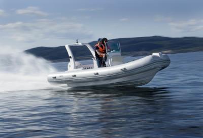 Rigid Bottom Inflatable Boat , Inflatable Pontoon Fishing Boats With Motors