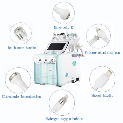 Cuidados com a pele 100kpa 7 em 1 Jet Peel Facial Machine 0.3-4mm