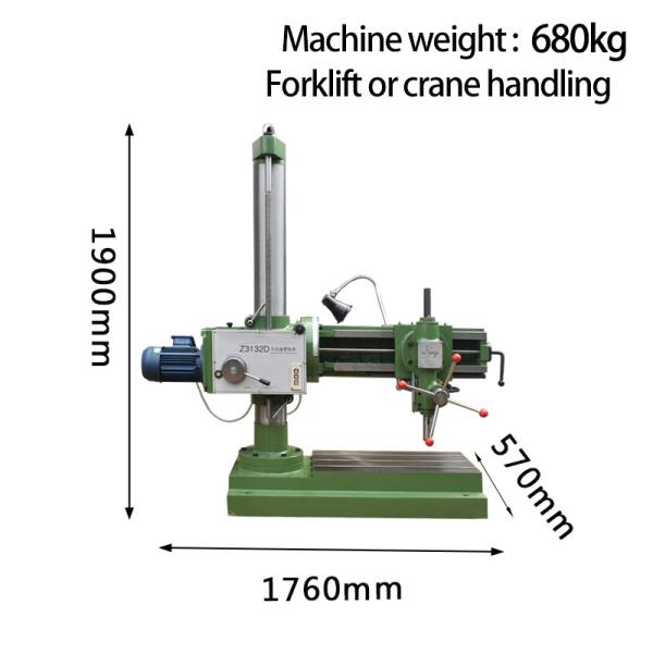 Универсальная радиальная буровая машина Z3132D Автоматическая буровая машина радиальная