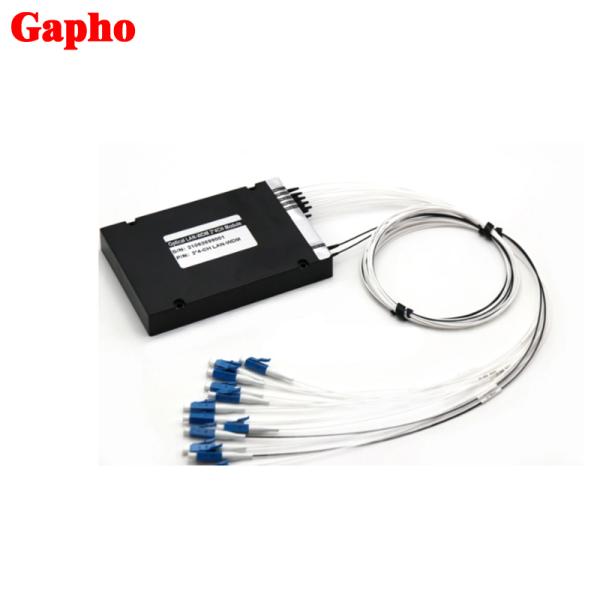 4 Channels 1260-1360nm LAN WDM MUX DEMUX Single Fiber For Access Networks