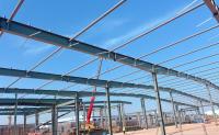 Taller de metal resistente moderno Edificios prefabricados de acero con C / Z acero galvanizado