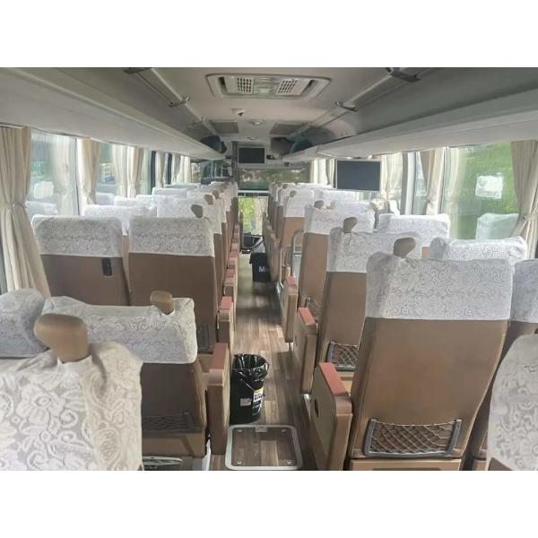 Second Hand Bus Double Deff Large Luggage Compartment 48 Seats Weichai Engine With A/C Used Tour Bus ZK6137