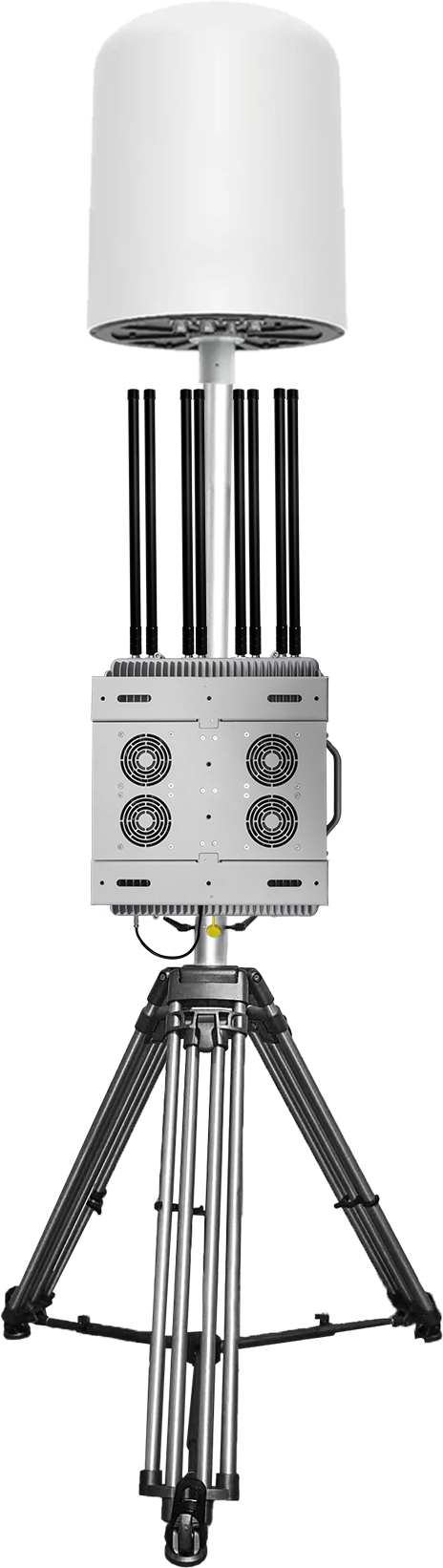 Automatic 100MHz-6000MHzCountermeasures  System Fixed Drone Signal Detection and Location Within 10 Km Security