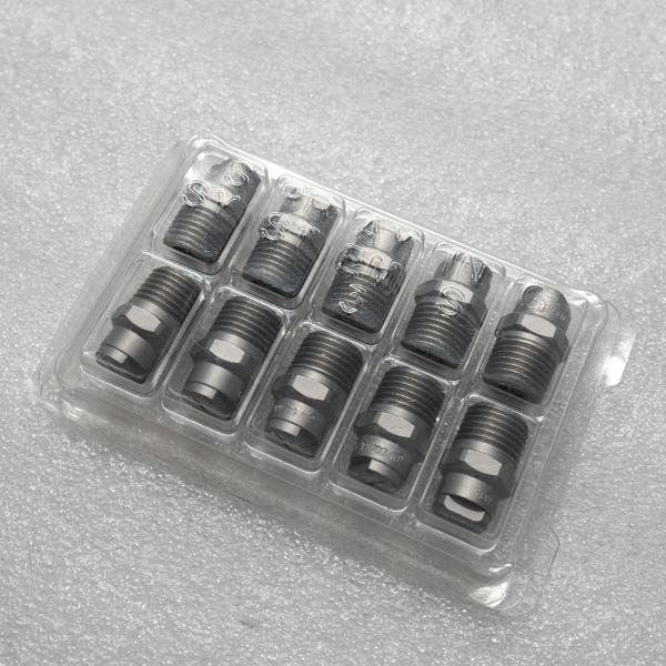 Buse haute pression en acier inoxydable 316 – Jet en éventail à 65° pour balayeuse Zoomlion, idéal pour le nettoyage des routes et l'élimination des taches