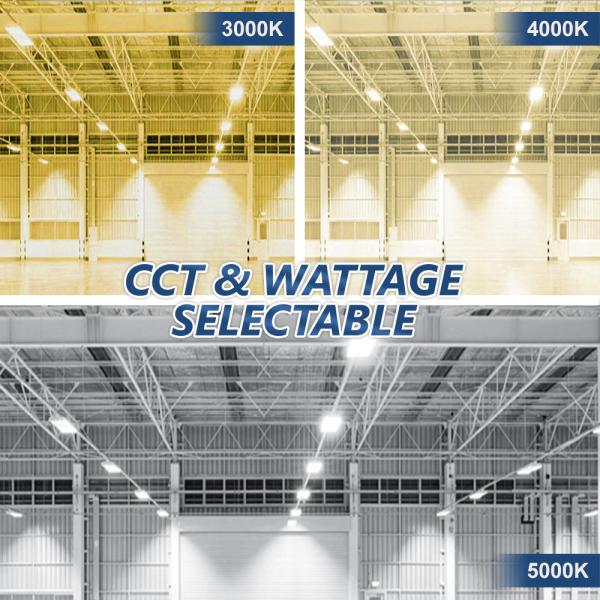 Workshop 3CCT Adjustable LED Linear Highbay Light With Motion Sensor Pir Sensor