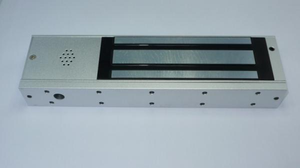 Zinc 12 / 24VDC Double Electric Magnetic Lock With Buzzer 1200LBs Holding Force
