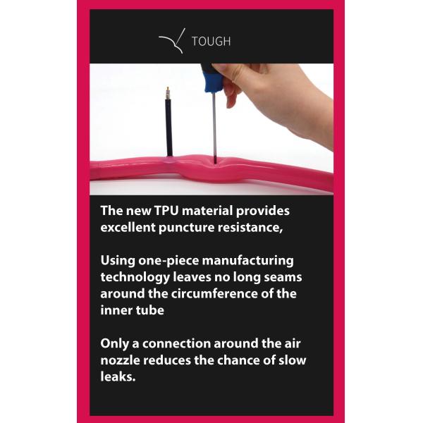 22-28 дюймов Внутренняя труба для дорожного велосипеда на заказ в розовом или OEM