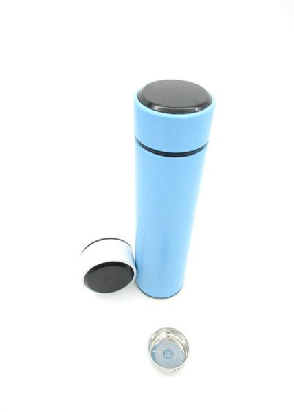 Travel Vacuum Stainless Steel Water Tumbler 0.5l With Temperature Display