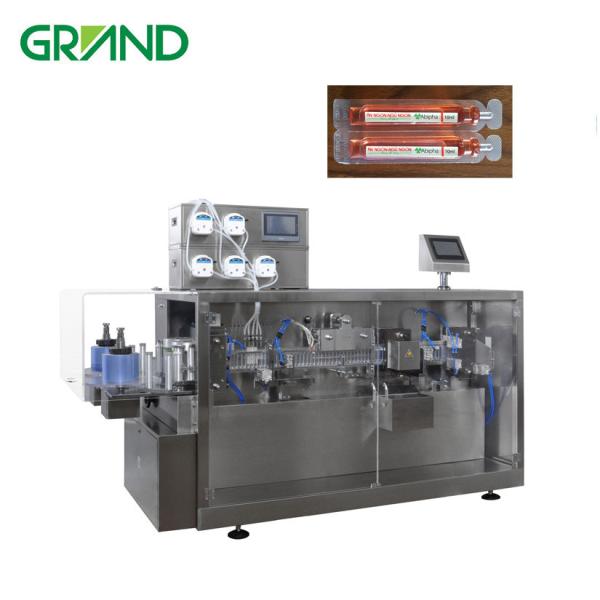 Mini Plastic Ampoule Filling Machine , Pharmaceutical Liquid Filling Machines
