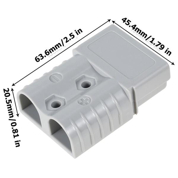 120A 600V ANDERSON PLUG Cable Battery Power Connector com terminais Cinza Vermelho Preto Amarelo Azul Cor