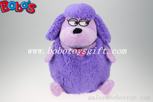 Factory Direct Sale Purple Plush Sheep Backpack With Big Mouth