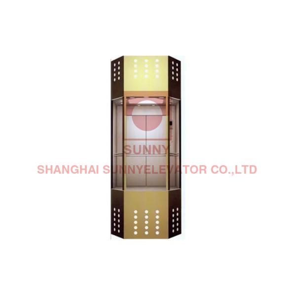 Sightseeing Panoramic Observation Lift With Steel Structure and VVVF Control