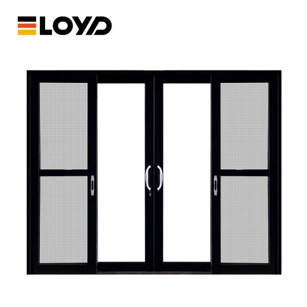 Exterior Patio Telescopic Glass Sliding Doors 8 Foot For Residential Custom