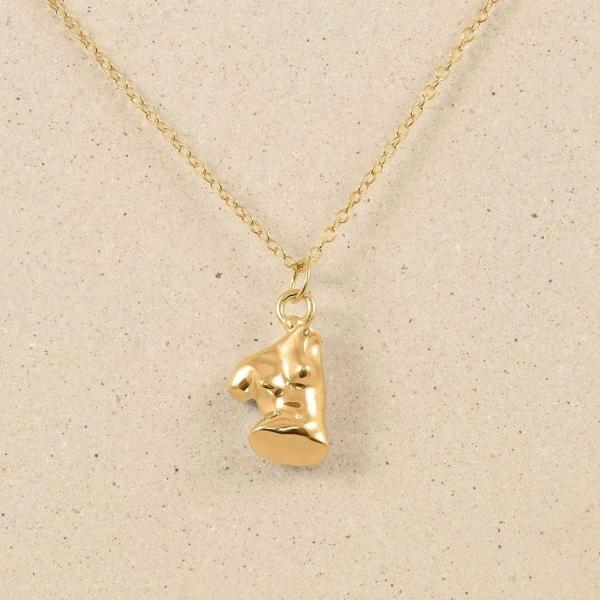 Venus Womanhood 18K Gold Plated 925 Sterling Silver Filled Pendant Necklace For Party