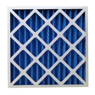 Synthetic Media AHU Panel Filter F5 F6 F7 F8 F9 With Galvanized Frame