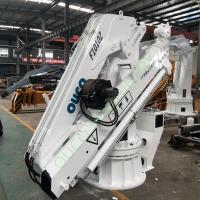 Grúa costera hidráulica del pedestal del plegamiento los 8M Steel 0.6T