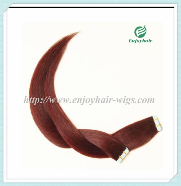 Tape Hair extension 16-28L,100s/pack 99J# color Straight malaysian virgin hair