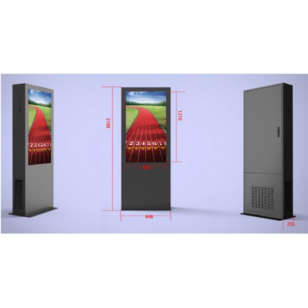 Muestra de publicidad al aire libre del Lcd de la pantalla de 49 de la pulgada de Digitaces visualizaciones de la señalización modificada para requisitos particulares