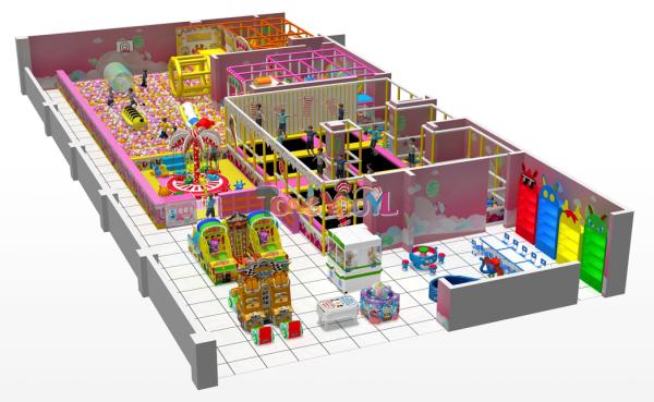 Un coffre-fort doux plein de plaisir Un monde de jeu intérieur coloré pour les plus petits
