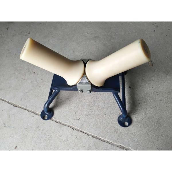 Construction Works Cable Pulley Block Electrical Nylon / Aluminum Turning Cable Drum Roller