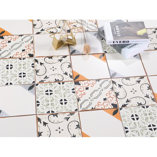 Carreaux rustiques en céramique résistant à l'usure 20x20 cm pour le salon et la salle à manger