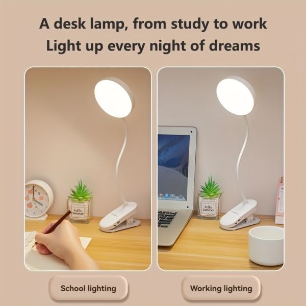 LED Plug Small Portable Light USB Intelligent 800mA Table Lamp Anti-glare Flexible Hose Learning Light for Bedroom