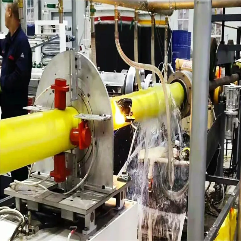 48-630mm Continuous PU Foam Pre Insulated Pipe Production Equipment