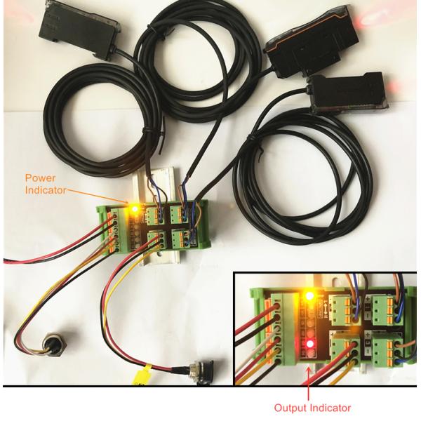 Sensors Wiring Distribution Hub Terminal Blocks Breakout Board 4 6 Arrays Din Rail Mount