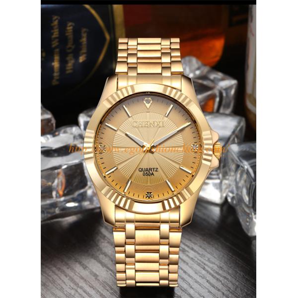 050A Stainless Steel Watch Black White Gold Watch Golden Watch Luxury Watch Gift Watches