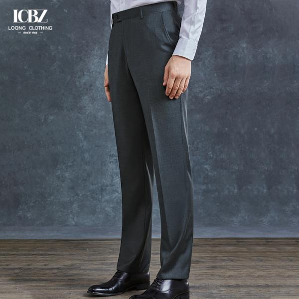 100% шерстяные мужские брюки деловые черный костюм брюки стройные неформальные прямые платья брюки брюки