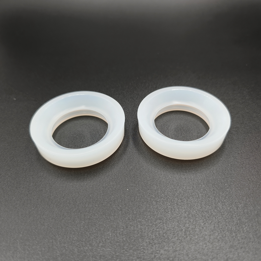 Food Grade Custom Silicone Gaskets Tear Resistant 90 ShoreA Custom Made Rubber Seals