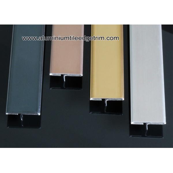 20mm / 25mm Stainless Steel T Molding / Bar Trim For Wall Or Floor Partition