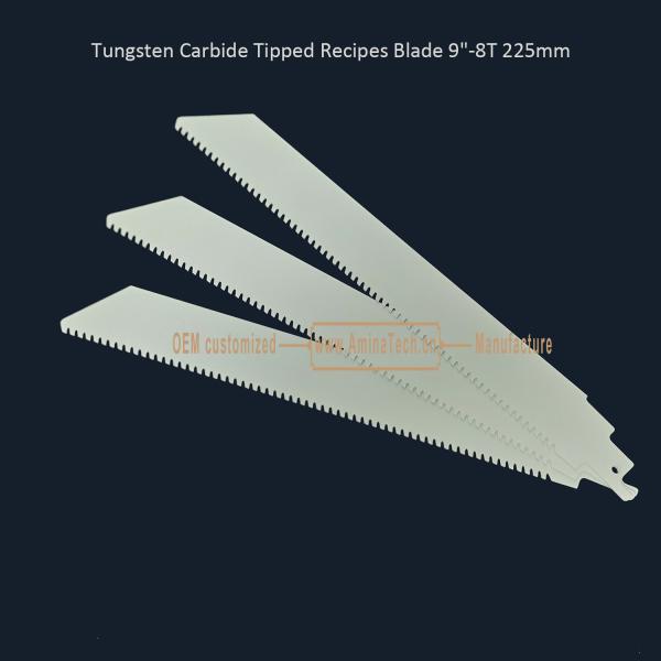 Tungsten Carbide Tipped Recipes Blade 9-8T 225mm,Cutting Porous Concrete,Red Brick,Fiber Cement,Epoxy Resin
