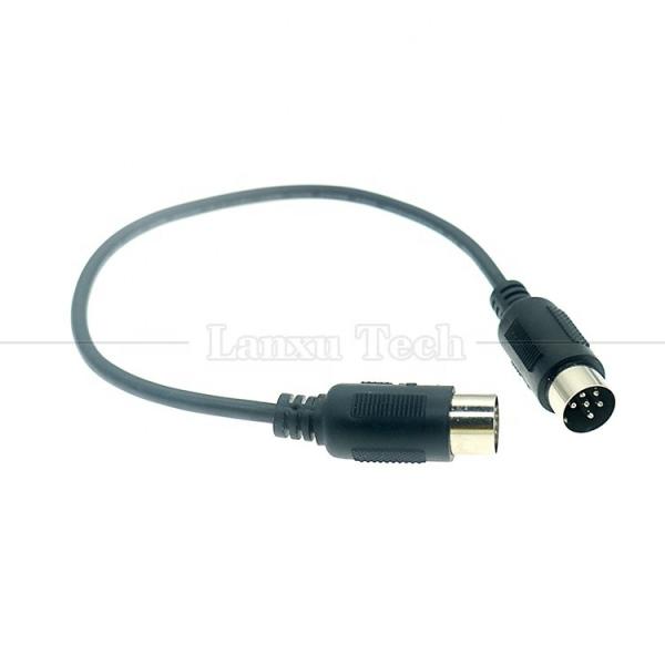 0.2m 1m 2m 3m Shield Male to Male MIDI 6 Pin Din Extension Cable for Keyboard Microphone Guitar