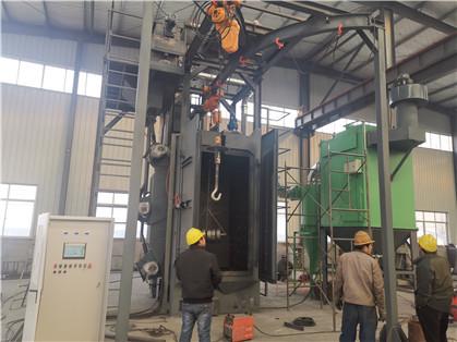 800X1100mm Hanger Type Shot Blasting Machine Castings Surface Treatment