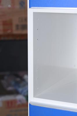 Triple Tier Lockers For Factory , Odour Resistant Keyless Blue School Lockers